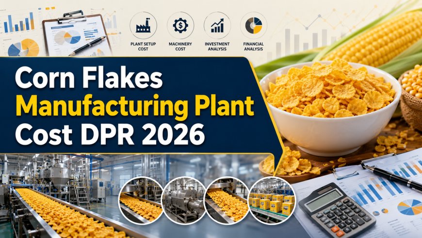 How Much Investment Required for Corn Flakes Manufacturing Plant Cost 2026: CapEx/OpEx & Profitability