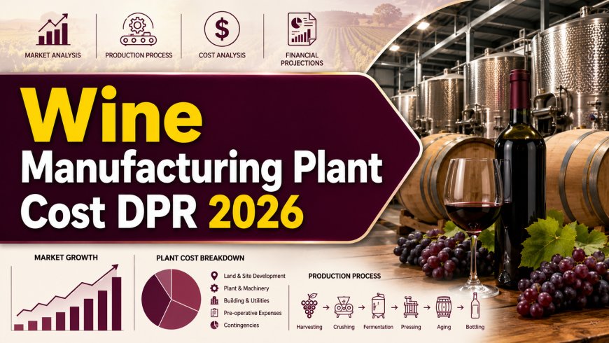 How Much Investment Required for Wine Manufacturing Plant 2026: CapEx/OpEx & Profitability