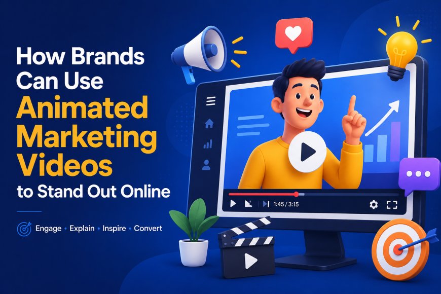 How Brands Can Use Animated Marketing Videos to Stand Out Online