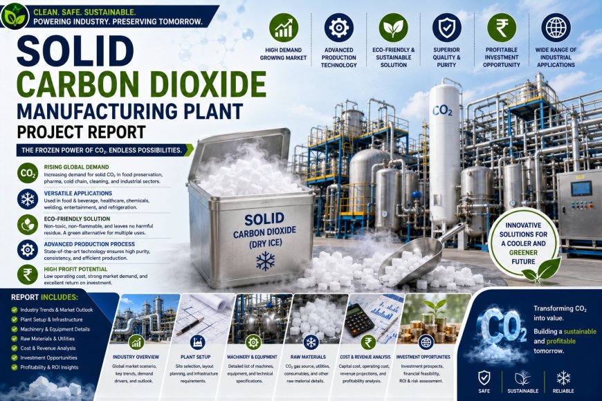 Solid Carbon Dioxide (Dry Ice) Manufacturing Plant Setup Report 2026: Project Planning, Cost Structure, and ROI Insights