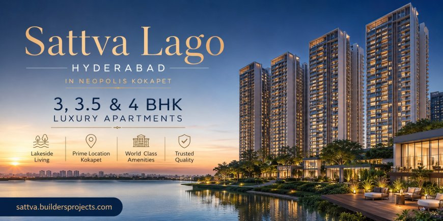Sattva Lago Phase 2 Hyderabad - Crafted for Refined Luxury