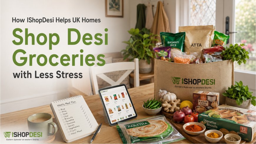 How IShopDesi Helps UK Homes Shop Desi Groceries with Less Stress