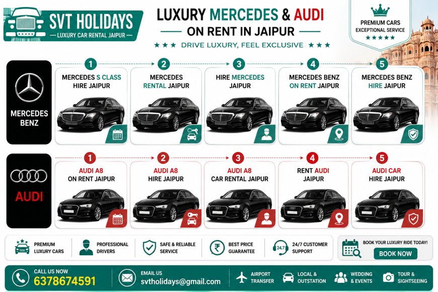 BMW SUV Rental Jaipur, Hire Mercedes E Class Jaipur & Camry Rental Jaipur