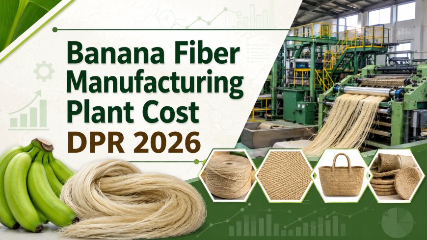Banana Fiber Manufacturing Project Report 2026: Detailed DPR, Financial Feasibility and Investment Planning
