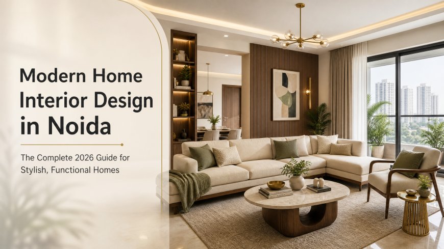 Modern Home Interior Design in Noida: The Complete 2026 Guide for Stylish, Functional Homes
