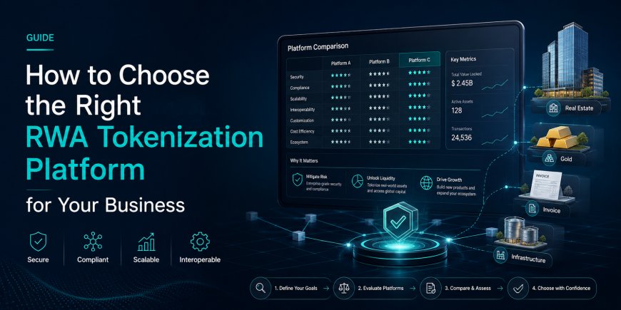 How to Choose the Right RWA Tokenization Platform for Your Business