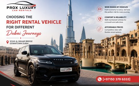 Choosing the Right Rental Vehicle for Different Dubai Journeys