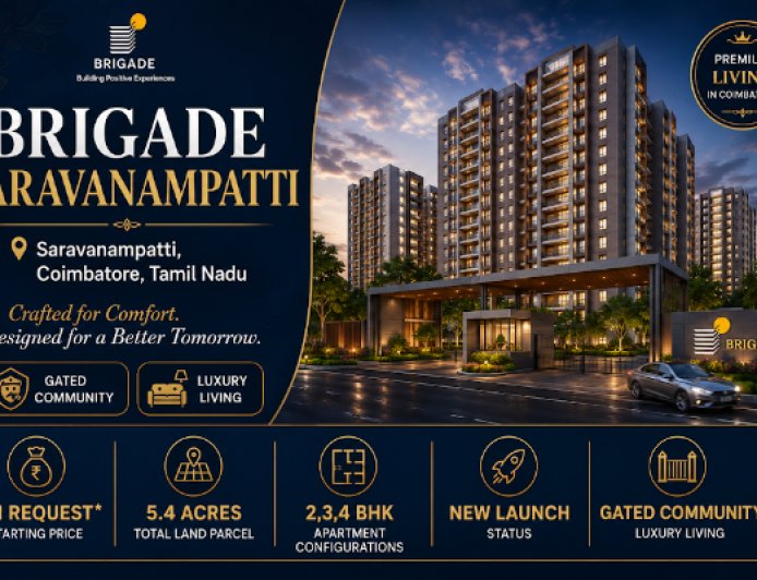 Brigade Saravanampatti: What to Expect from Brigade’s 5.4 Acre Master Plan in Saravanampatti