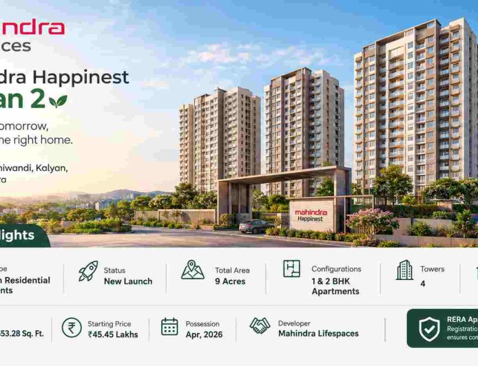 Mahindra Happinest Kalyan 2 Price and Payment Plan Explained