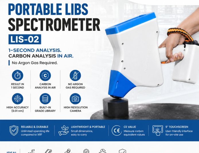 Portable LIBS Spectrometer LIS-02, Carbon detection spectrometer