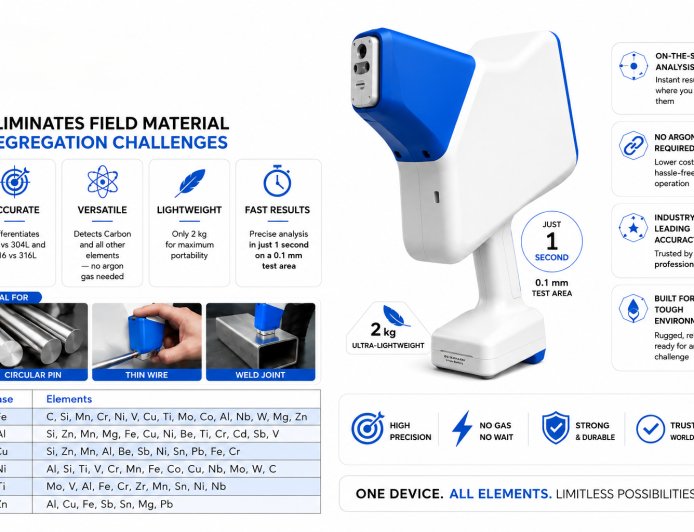Portable LIBS Spectrometer LIS-02, Carbon detection spectrometer