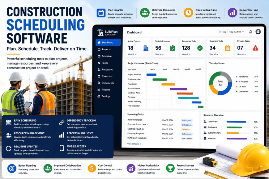 Construction Scheduling Software: Simplify Project Planning and Improve Construction Efficiency