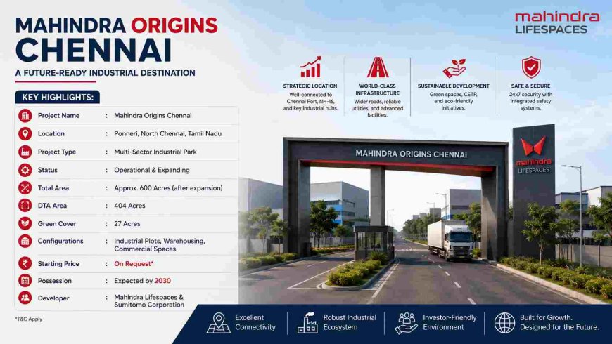 Why Ponneri Is Emerging as a Major Industrial Destination in North Chennai