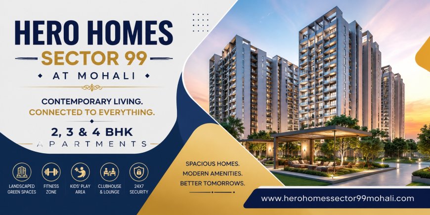 Hero Homes Sector 99 Mohali - Premium 2, 3 & 4 BHK Apartments