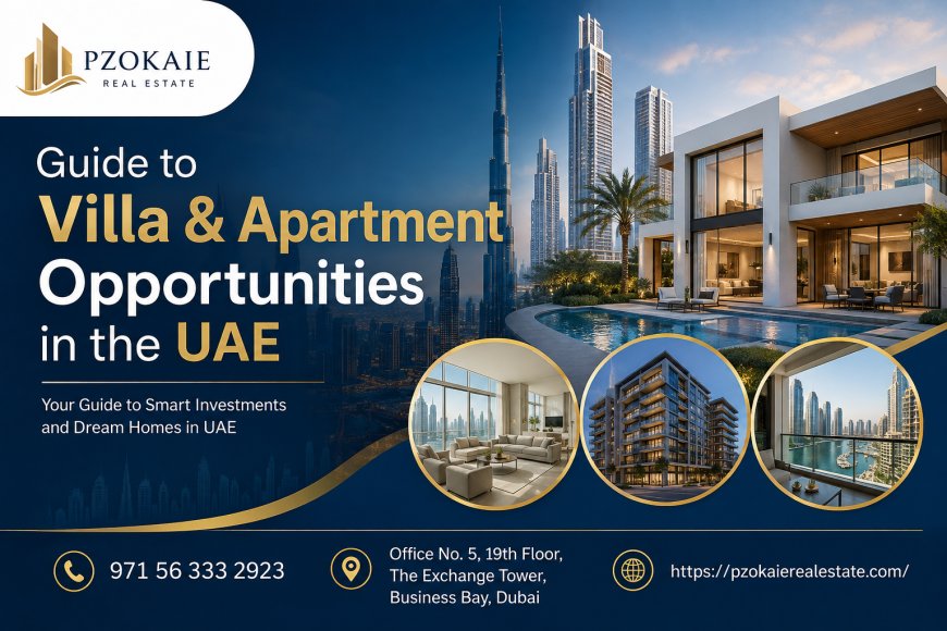 Guide to Villa and Apartment Opportunities in the UAE