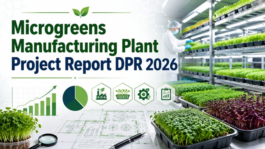 Cost Analysis for Microgreens Manufacturing Plant 2026: Setup Requirements