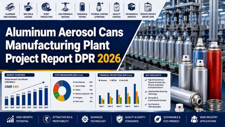 How to Setup an Aluminum Aerosol Cans Manufacturing Plant 2026: Cost, Licenses & Process Explained