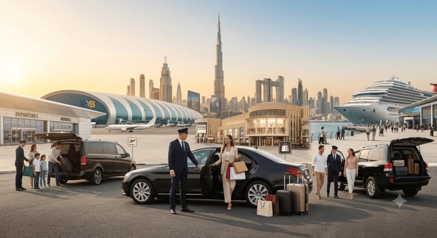 Chauffeur Transportation for Shopping, Airport and Cruise Travel in Dubai