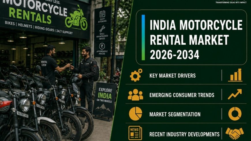 India Motorcycle Rental Market Size, Share Analysis, Growth and Outlook Report 2026-2034