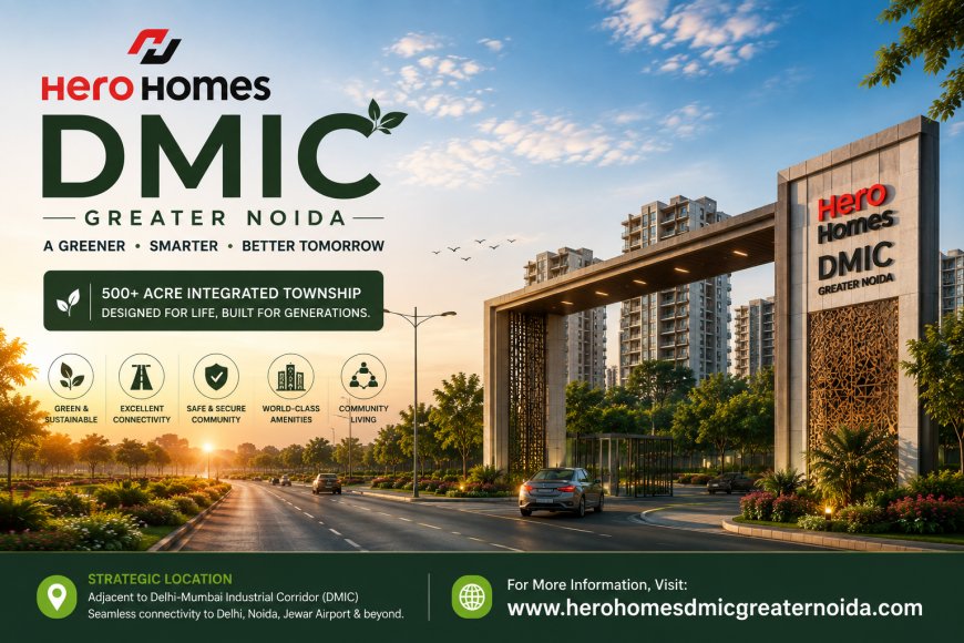 Hero Homes DMIC | Luxury Meets Perfect Living in Greater Noida