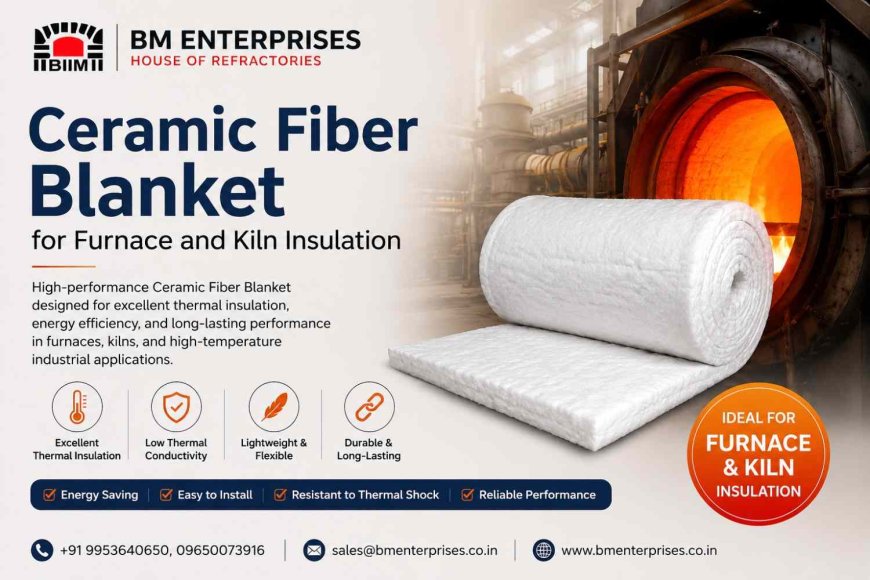 Ceramic Fiber Blanket for Furnace and Kiln Insulation from the Best Supplier
