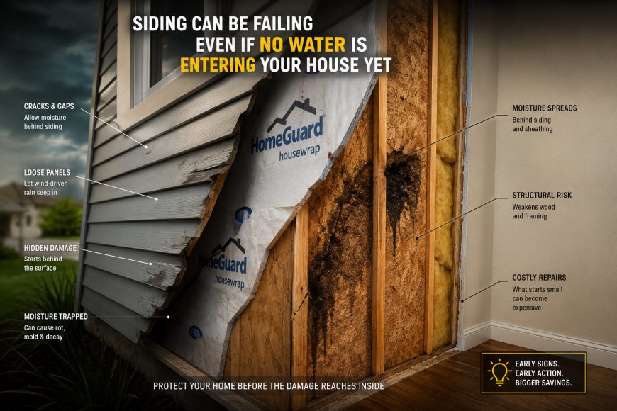 Why Does My Siding Look Worse After It Rains but Better When It Dries?