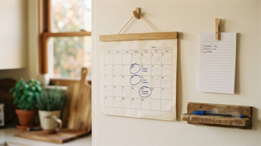 The Home Maintenance System That Actually Survives a Busy Month