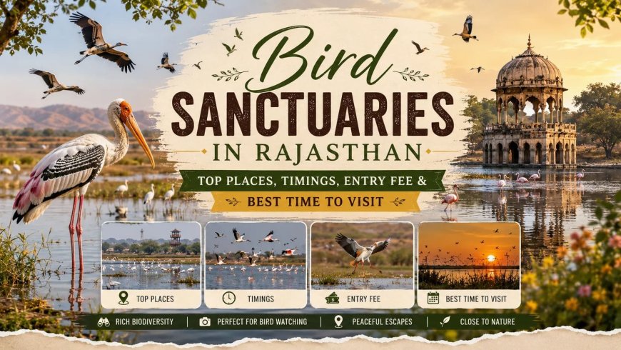 Famous Bird Sanctuary in Rajasthan and Other Birding Spots