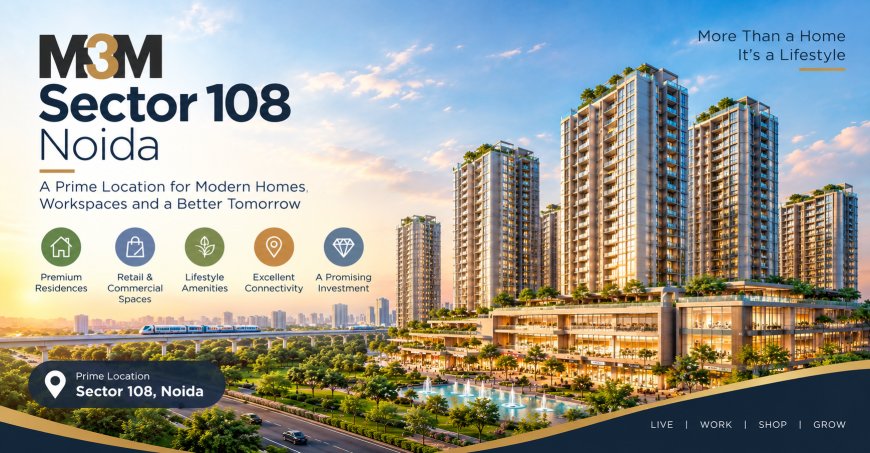 M3M Sector 108 Noida: What Does the Project Offer Homebuyers?