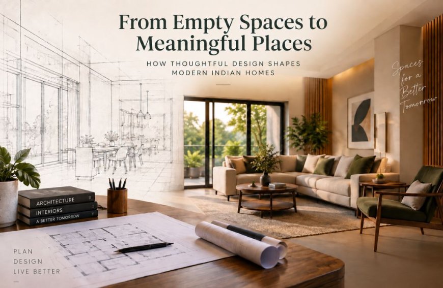 From Empty Spaces to Meaningful Places: How Thoughtful Design Shapes Modern Indian Homes
