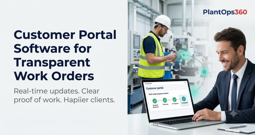 How Customer Portal Software Brings Transparency to Maintenance Work Orders