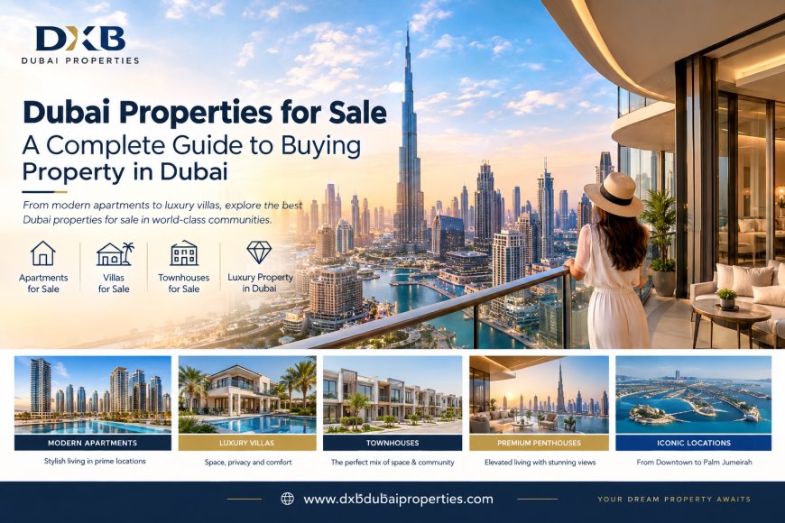 Dubai Properties for Sale: A Complete Guide to Buying Property in Dubai