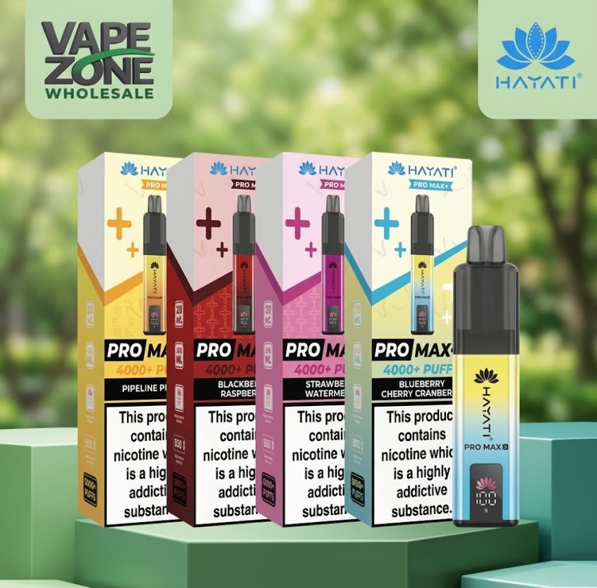 Hayati Pro Max Plus 6000 Puffs Disposable Vape – Bulk Wholesale | VapeZoneWholesale