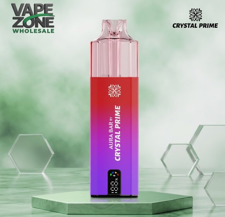 Crystal Prime Aura 10000 Puffs Disposable Vape – Bulk Wholesale | VapeZoneWholesale