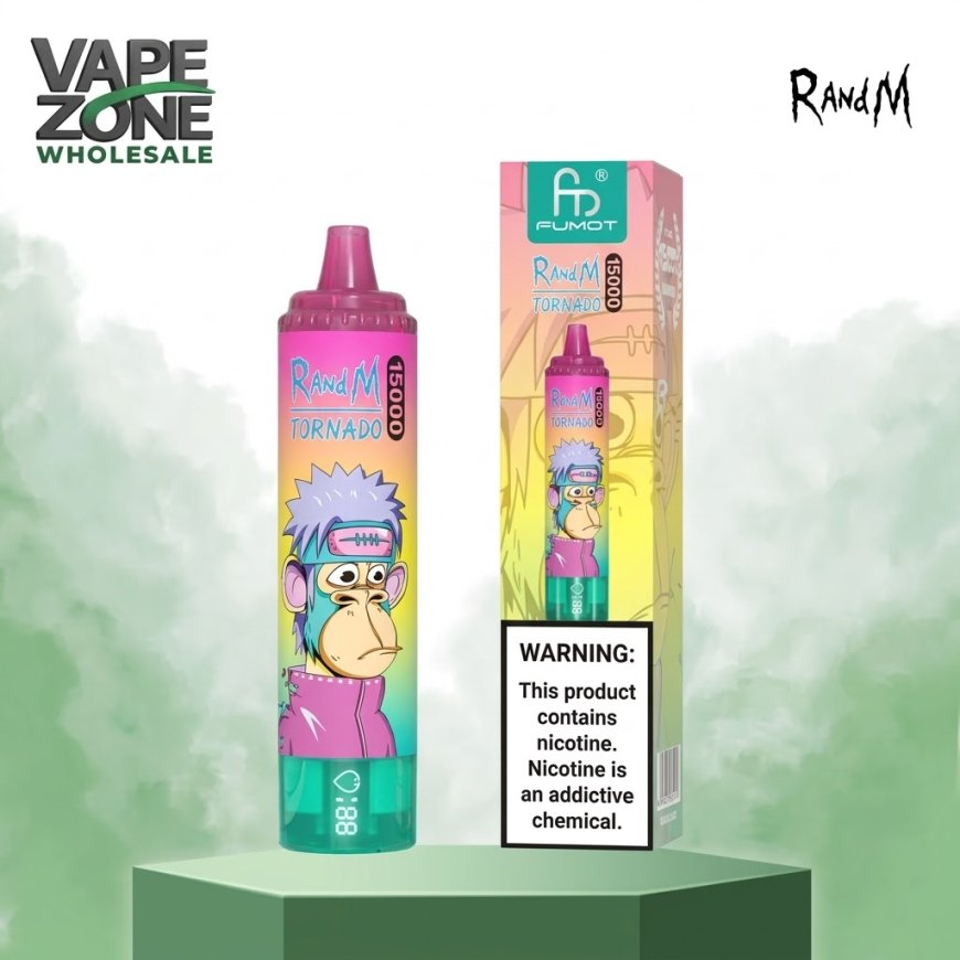 R and M Tornado 15000 Puffs Disposable Vape – Bulk Wholesale | VapeZoneWholesale