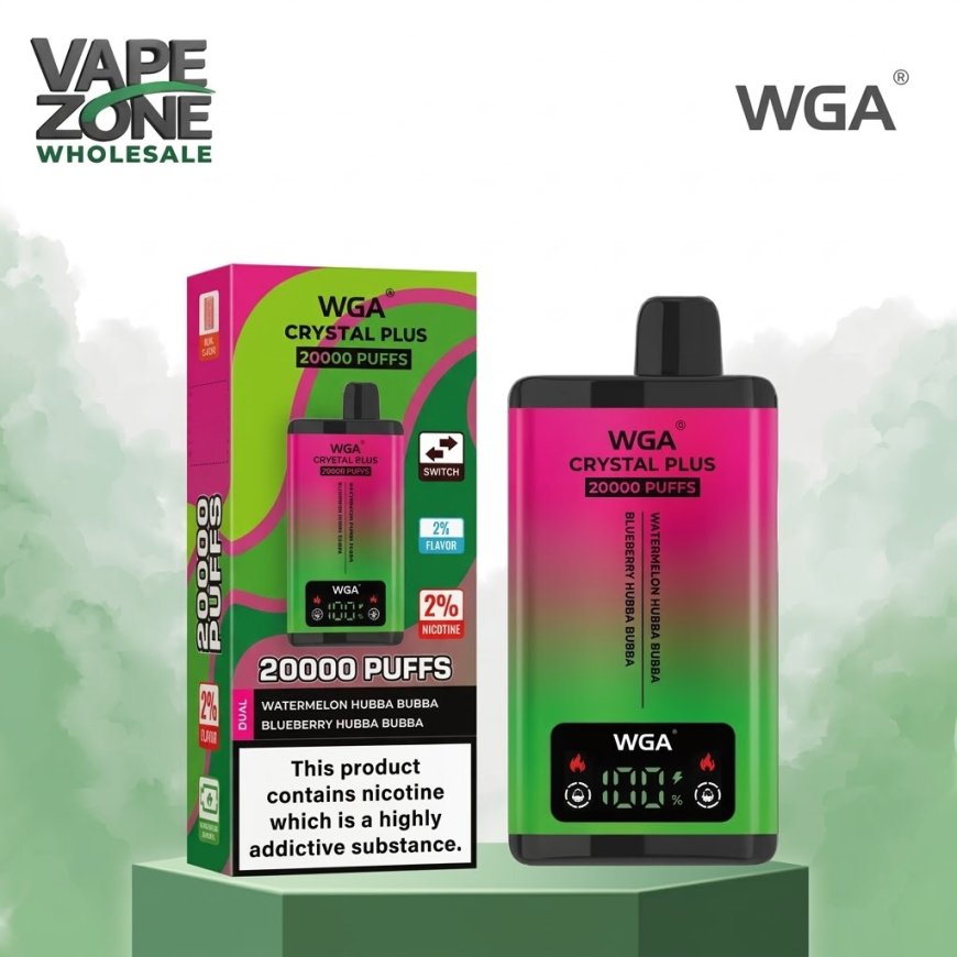 WGA Crystal Plus 20000 Box of 10 – Wholesale Bulk Vape | VapeZoneWholesale