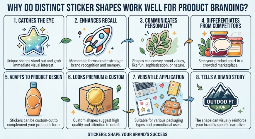 Why Do Distinct Sticker Shapes Work Well for Product Branding?