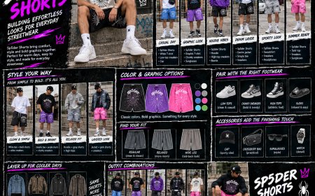 Sp5der Shorts: Building Effortless Looks for Everyday Streetwear