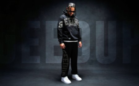 Geedup Hoodie Grey and Geedup Slides: Effortless Everyday Streetwear