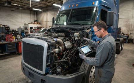 Auto Engine Diagnostic Finding Hidden Truck Engine Faults