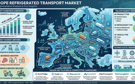 Europe Refrigerated Transport Market Projected to Reach USD 7,108.8 Million by 2034