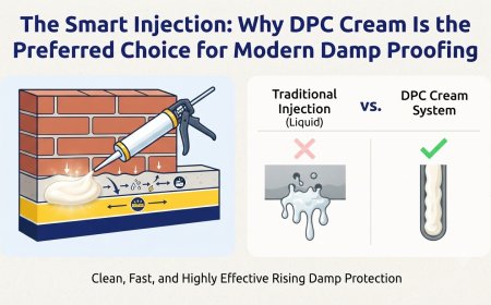 The Smart Injection: Why DPC Cream Is the Preferred Choice for Modern Damp Proofing
