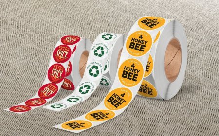 Custom Circle Roll Labels For Every Small Business