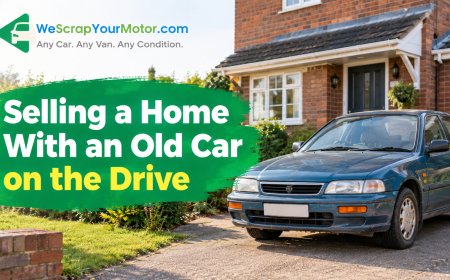Selling a Home With an Old Car on the Drive