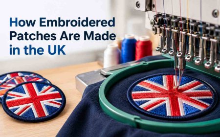 How Embroidered Patches Are Made in the UK