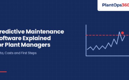 Predictive Maintenance Software Explained for Plant Managers: Data, Costs and First Steps