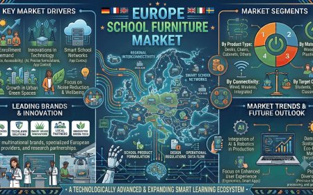 Europe School Furniture Market Projected to Reach USD 2,655.2 Million by 2034
