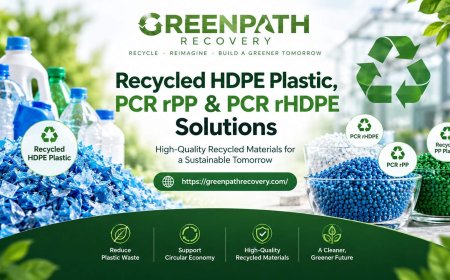 Recycled HDPE Plastic, PCR rPP & PCR rHDPE Solutions
