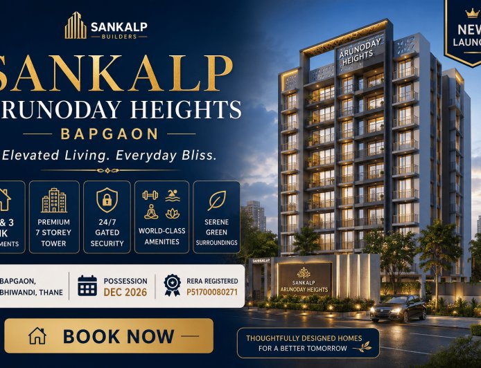 Sankalp Arunoday Heights – Affordable 1, 2 & 3 BHK Apartments