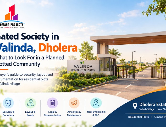 Gated Society in Valinda, Dholera: What to Look For in a Planned Plotted Community